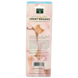Earth Therapeutics Smooth and Shape Emery Boards, 15 Count