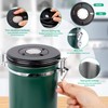 LWMTT Airtight Stainless Steel Coffee Container 1.8L with Outlet Valve