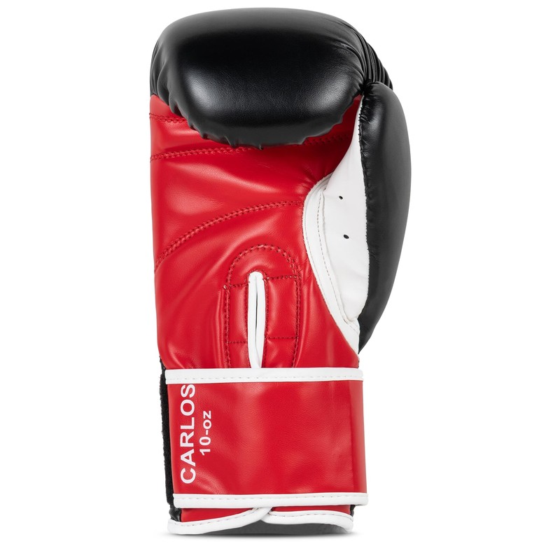 BENLEE Rocky Marciano Carlos Boxhandschuhe, Black/Red/White, 6 oz