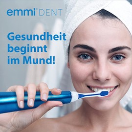 emmi-dent Ultrasonic Toothpaste "Nature Calcium" I With Extra Calcium I Ideal for Sensitive Teeth and Gums I Free from Fluoride, Microplastics & Nano Materials I Vegan & Gluten Free I 5 x 75 ml