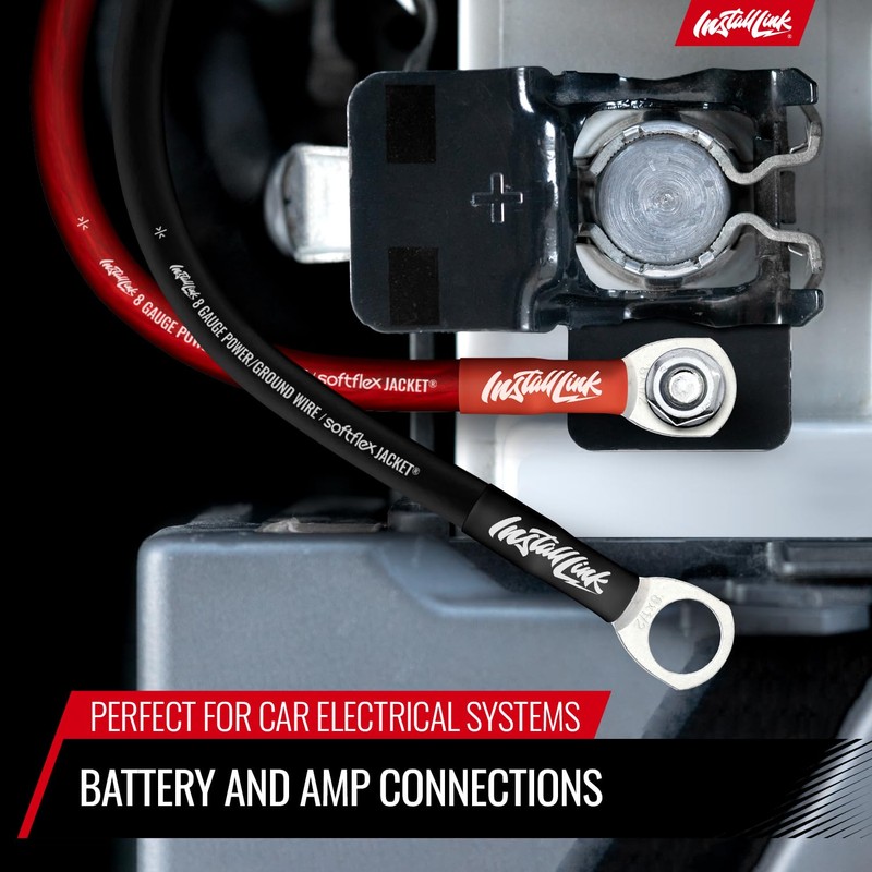 Install Link 8 AWG Gauge Power or Ground Wire Cable