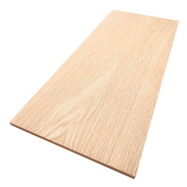 The Hardwood Edge Red Oak Planks - 2-Pack Unfinished Oak Craft Wood - 1/4’’ (6mm) 100% Pure Hardwood - Laser Engraving Blanks - Red Oak Wood Planks for Crafts and Gifts