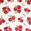 Hudson Baby Unisex Baby Changing Pad Cover, Red Rose, One