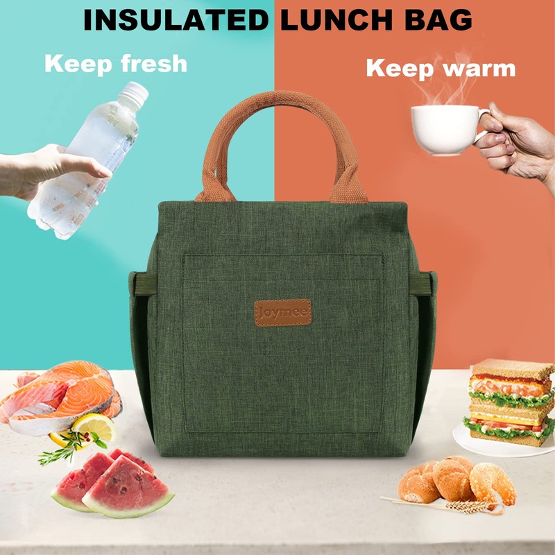 Joymee Lunch Bag Women Insulated Lunch Box with Adjustable Shoulder