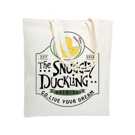 WZJHCL Tangled Inspired Tote Bag Snuggly Duckling Tote Shopping Bag Live Your Dream Reusable Grocery Tote Bag Rapunzel Gift (Duckling Tote Bag)