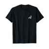 Pigeon Bird Badge Patch Line Art Icon Outline Gift T-Shirt