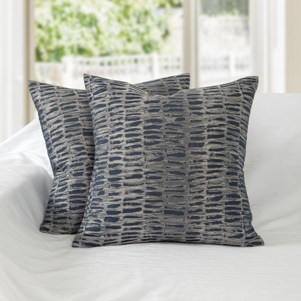 DOLLMEXX Jacquard Decorative Throw Pillow Cover for Sofa, Set of