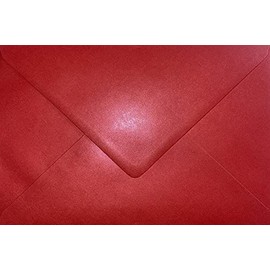 C5 (162mm x 229mm) Coloured Envelopes for Wedding Invitations/Greeting Cards/Crafts- Pack of 60 (Pearl Red)