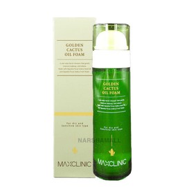Max Clinic Golden Cactus Oil Foam 110g / 맥스클리닉 골든 선인장 오일폼 110g