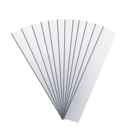 12 PCS Zinc Anode Sheet 99.99% Pure Electrode Strips for Plating and Electroplating, High Purity Zinc Plates 0.04''x 1'' x 6'' / 1 mm x 25 mm x 150 mm