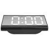 Alarm Clock LED Digital Display Mirror USB Charging Desktop Clock