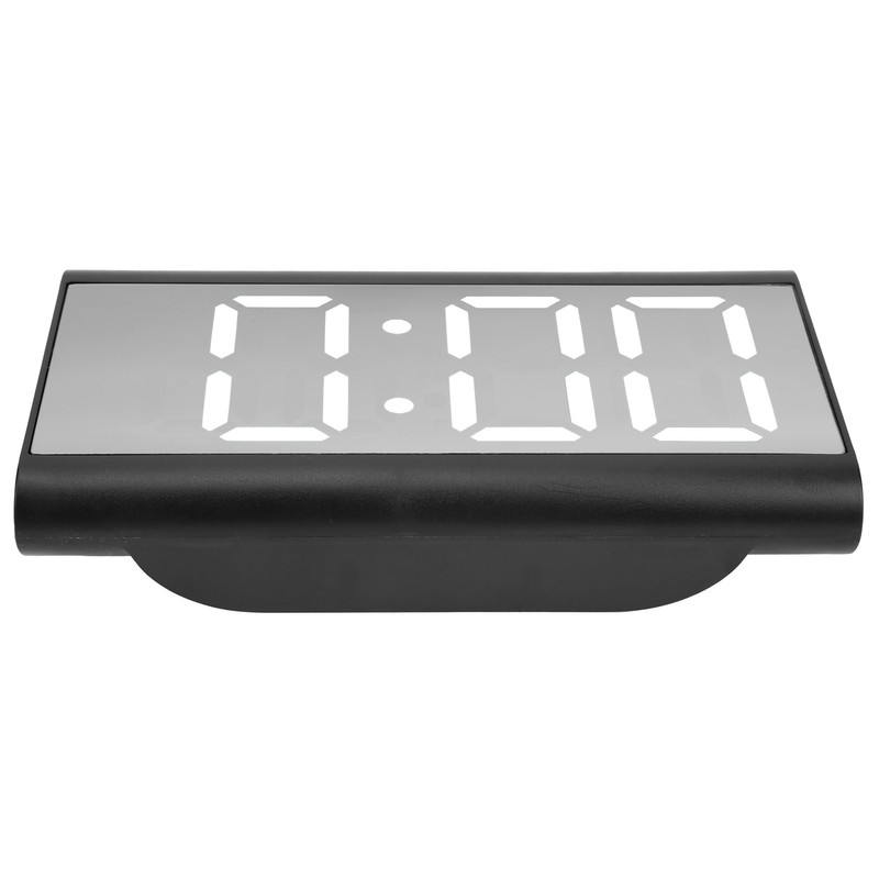 Alarm Clock LED Digital Display Mirror USB Charging Desktop Clock
