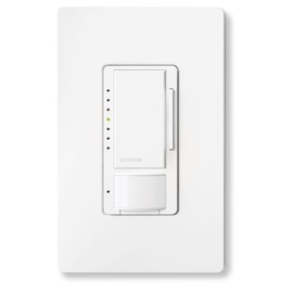 Lutron Maestro LED+ Motion Sensor/Dimmer Switch | 150W LED | Single Pole/Multi-Location | MSCL-OP153M-WH | White (2-Pack)