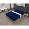 LUXURANGE Non Iron Double Bed Fitted Sheet 100% Poly Cotton