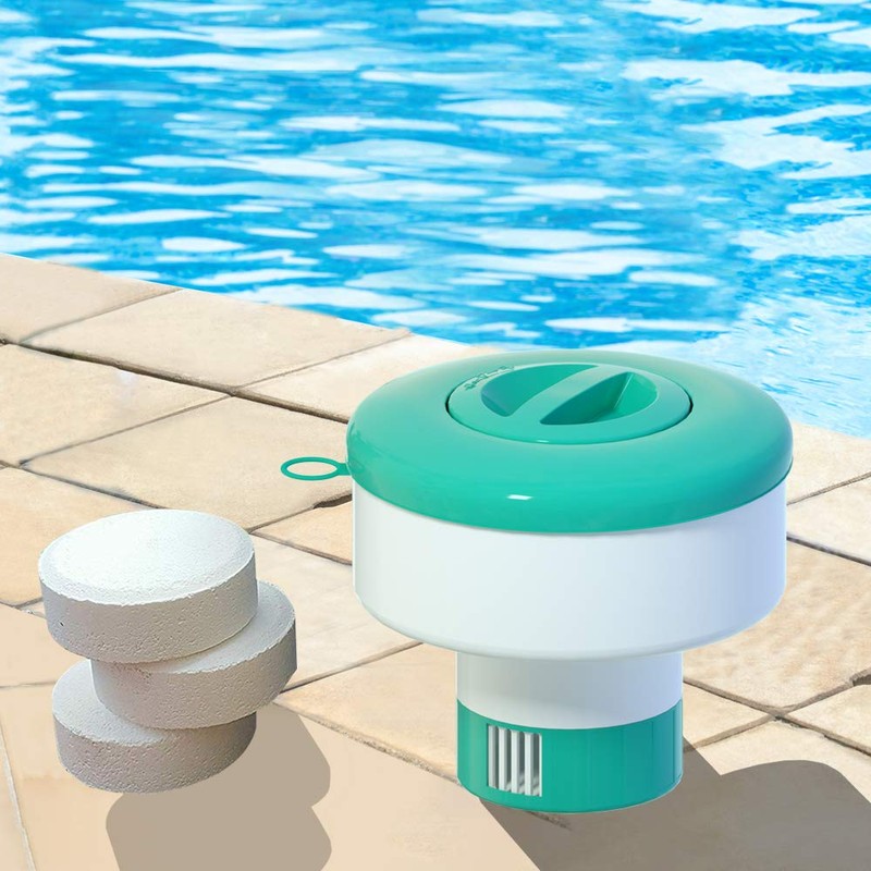 POOLWHALE Pool & Spa Floating Dispenser Collapsible Floater (Large)