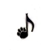 3 x Treble Clef Treble Clef Pin Dog Paw Music