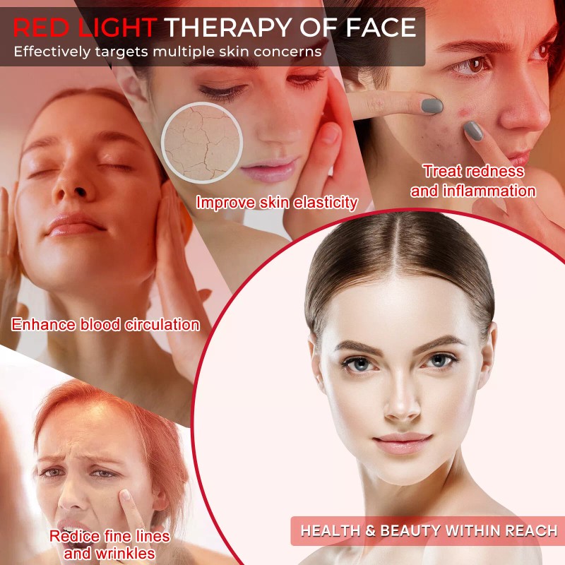 7 Colors Photon Face LED Mask Red Light Therapy for