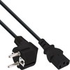 InLine® Netzkabel zum Anschluss von Elektrogeräten mit Kaltgeräteanschluss. VDE Farbe
