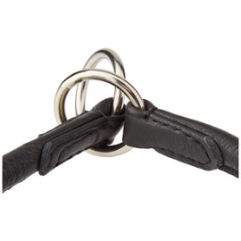 Kerbl Roma Round-Leather Choker, 45 cm, Black