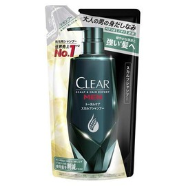 Clear for Men Total Care Scalp Shampoo Refill, 9.5 oz (280 g) x 3 Set
