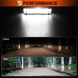Par 7''faros Led Auxiliares 188w Triple-fila 8000k 34led