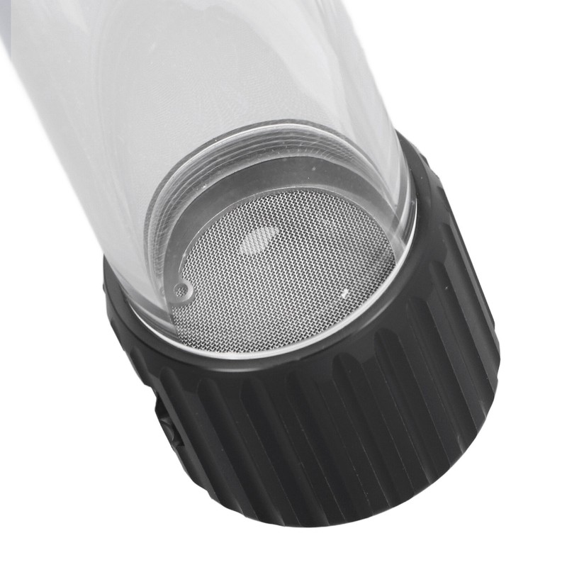 Cylindrical Water Cooling Reservoir Built in Filter Transparent 515ml Water