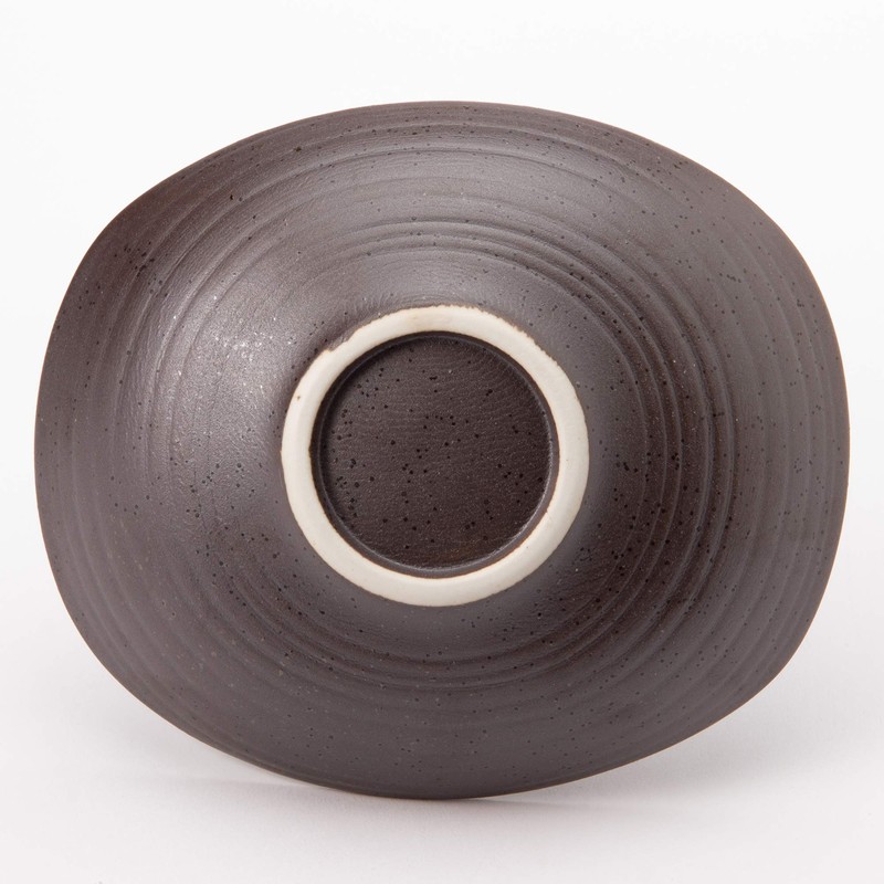 Mino Ware K80128 Tsuki Akari Oval Dish