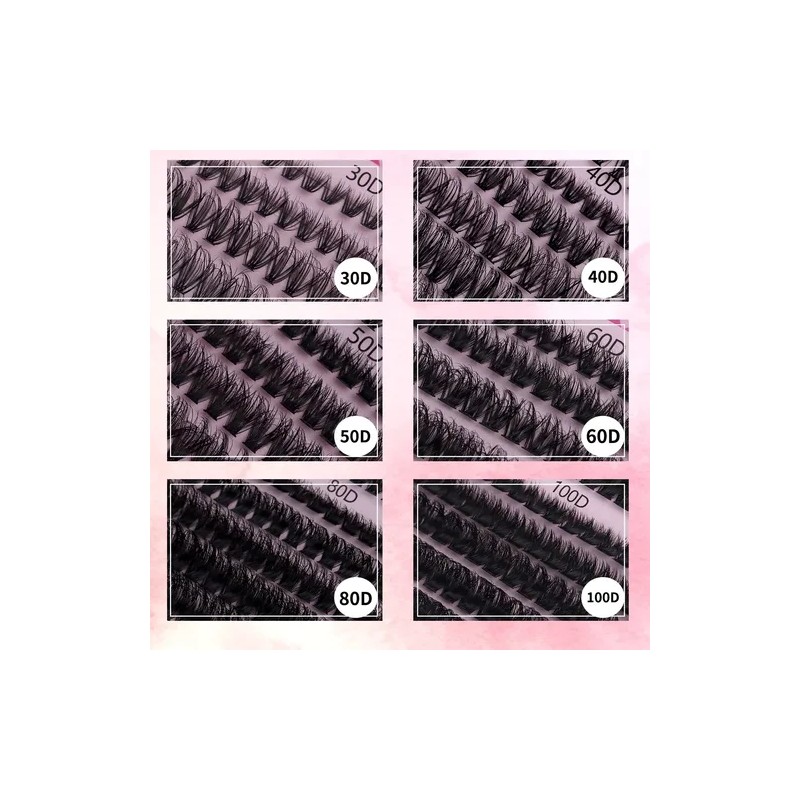 Extensiones De Pestañas 3040d5060d80100d 8-16mm W Shape