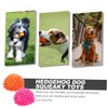 FRCOLOR 2pcs Pet Hedgehog Toy Latex Hedgehog Dog Toy Teething