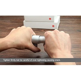 QANVEE Inline CO2 Atomizer Diffuser Aquarium Planted Tanks Aquascape (M2 (16/22MM))