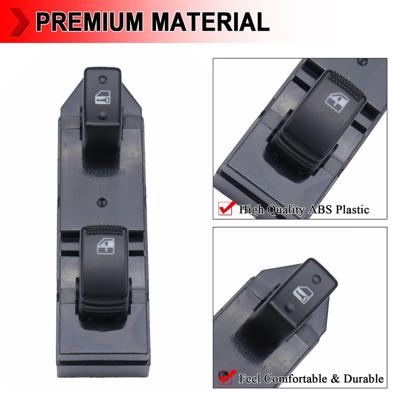 93575-2E100 Power Window Switch, Front Right Side Door Power Window