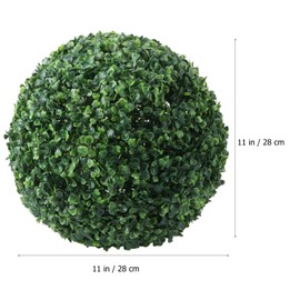 KESYOO House Plants Artificial Plant Topiary - 11 Faux Boxwood Decorative Balls for Backyard, Balcony,Garden Wedding Home Decor House Plants Indoors Live