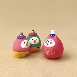 Deco Corporation ZFK-90657K Combre Demon Bundo Daruma 1.1 x 1.1 x 1.5 inches (28 x 28 x 38 mm)