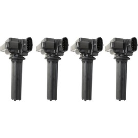 MNMSYH Ignition Coil Bobina De Encendidos Set of 4 For Saab For 9-3 2.0L 2003-2011 For 9-3X 2.0L 2010-2011 9-3 12V Coil-On-Plug Design 16555931 9212183