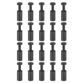 PATIKIL 1/2 Inch Push to Connect Fitting Plug, 20 Pack Pneumatic Air Fittings Plug Cap Style Blanking Plugs for Air Water