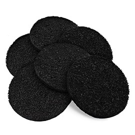 BioStrike Compost Crock - Activated Carbon Filters to Control Kitchen Odors, 5.5-inch Round, Made in USA (6 Count)