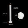 sourcing map Pack of 15 Nylon Machine Screws M4 x