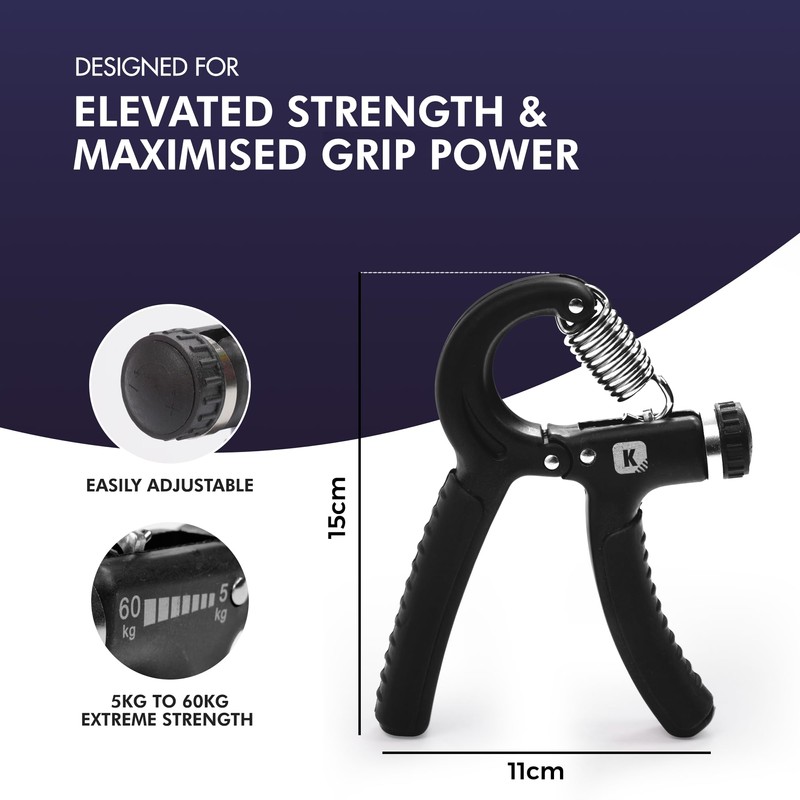Kayman Grip Strengtheners, Adjustable Hand Grips Resistance, Wrist & Forearm