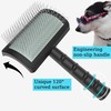 TinyPoint Large Slicker Brush for Dogs,Cats,Extra Long Pin Shedding Brush