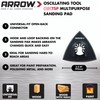 Arrow OSCTSP-1 Multipurpose Sanding Pad for Oscillating Tools for Wood,
