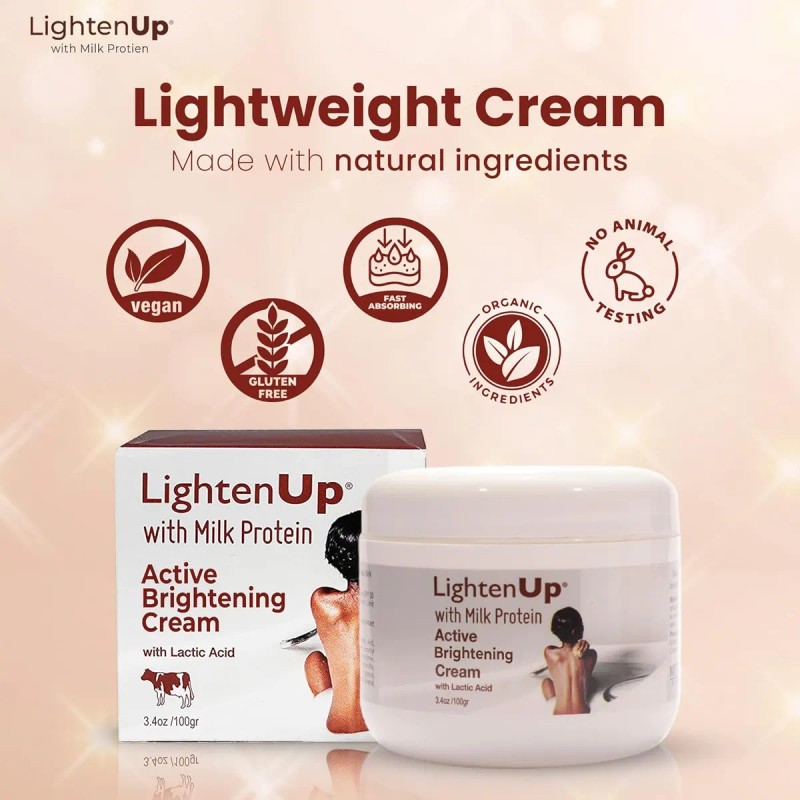 Crema Iluminadora De Ácido Láctico Omic Lighten-up, 100 Ml,