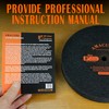 AmaCupid Brushed Nylon Fiber Buffing Wheels 8 Inch 5P Hardness.