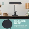 Home Intuition Classic Antique Retro Adjustable Leaning Piano Lamp Banker