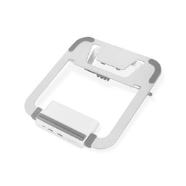 DIGITUS USB-C Multiport Docking Station with Notebook Riser - 8 Ports - 1x HDMI, 1x VGA (4K@30Hz) - 2x USB 3.0 / USB 2.0, 1x USB Type-C - RJ45 LAN, Card Reader - Silver