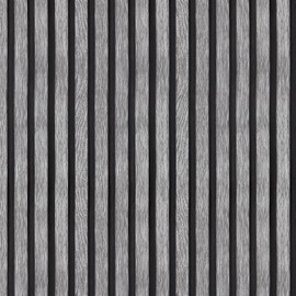 Yun-aeon Natural Wood Peel and Stick Wallpaper Grey Wood Slats - 17.3"x 120" Self-Adhesive Waterproof Vinyl Removable Wall Paper for Wall Decor Bedroom