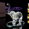 London Boutique Decorative Crystal Glass Animal Elephant Ornament Figurines Giftware