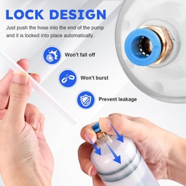 Automotive Fluid Extractor Pump, 500CC Multi-Purpose Oil Change Syringes with Hose, Manual Suction Vacuum Fuel Car Transfer Fluid Oil Change Evacuator