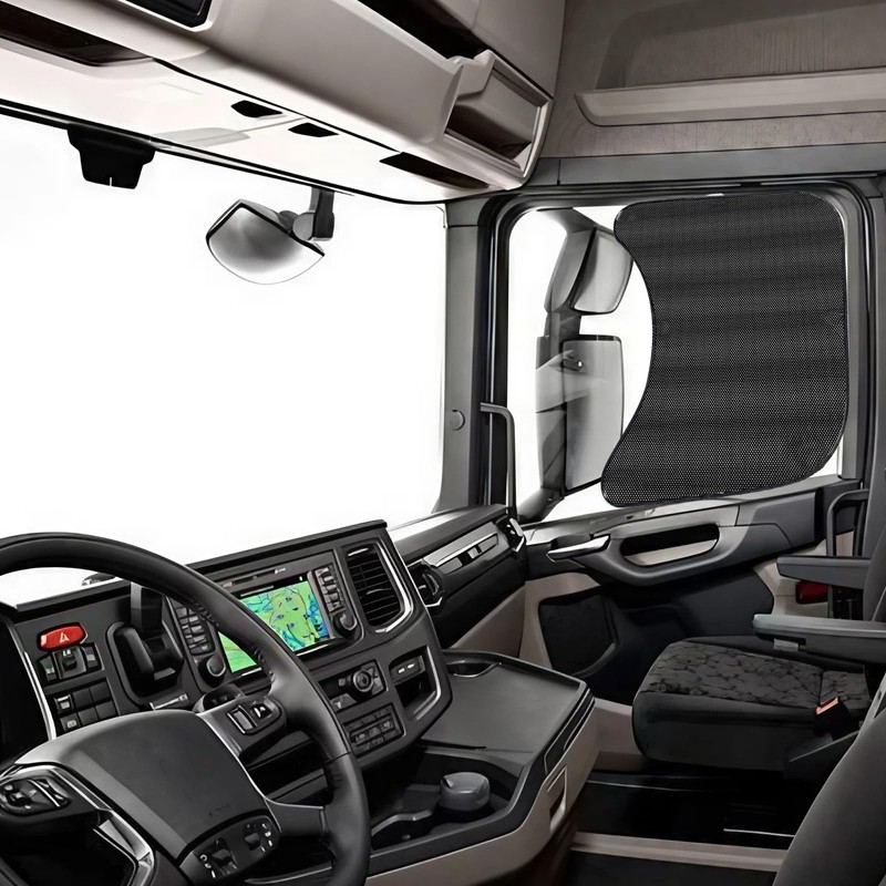 Pacify 2 Pcs Semi Truck Window Shades with Suction Cups