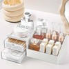 BREIS Multifunction Desk Organizer, Makeup Storage for Eyeshadows, Concealers, Powders,