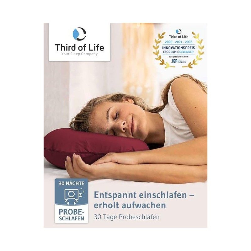 Cushion Cover Raspberry Red Single Pack, Perfect for NuMoon &